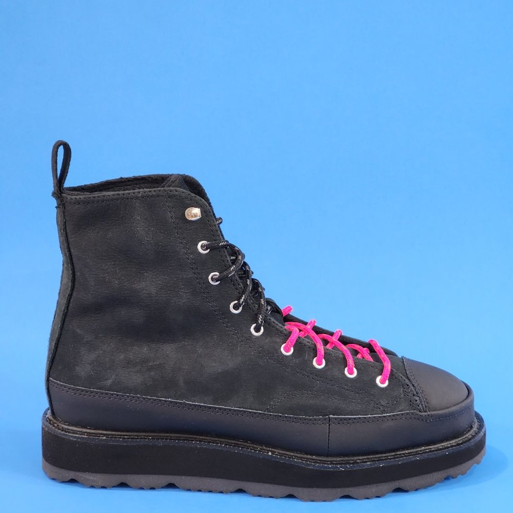 Converse CTAS Hi OG Explorer Black/Prime Pink Crafted Boots 173213C NWT - Picture 2 of 6